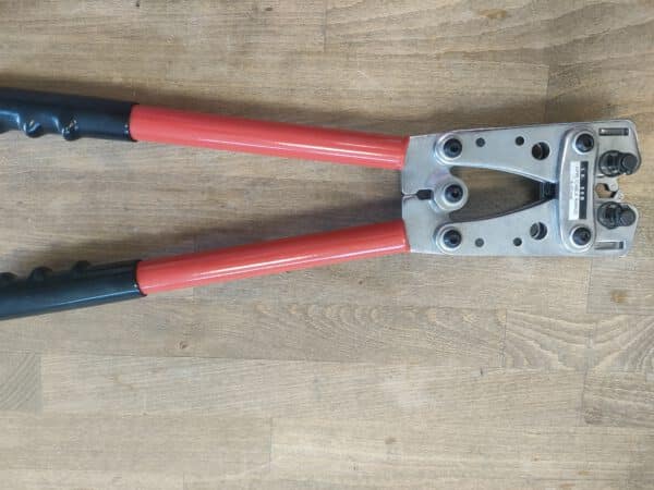Krimptang voor buiskabelschoenen